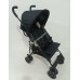 "TRAVELER" Two Position Stroller with Rounded Extended Canopy Bumper,Basket and Foam Handleds,Silver Frame (4pcs/box) CBF: 5.01 WT: 48.22lbs