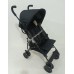 "TRAVELER" Two Position Stroller with Rounded Extended Canopy Bumper,Basket and Foam Handleds,Silver Frame (4pcs/box) CBF: 5.01 WT: 48.22lbs
