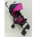 "TRAVELER" Two Position Stroller with Rounded Extended Canopy Bumper,Basket and Foam Handleds,Silver Frame (4pcs/box) CBF: 5.01 WT: 48.22lbs