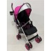 All Town Rider Multiposition Lightweight Aluminion Stroller w/Sun Visor & Basket Pink (1pcs/box)  CBF: 2.06 WT: 16lbs