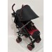 Urban Gear Rider light weight 4positions aluminium stroller w/black frame, quilted padding & large canopy burgundy (1pcs/box)