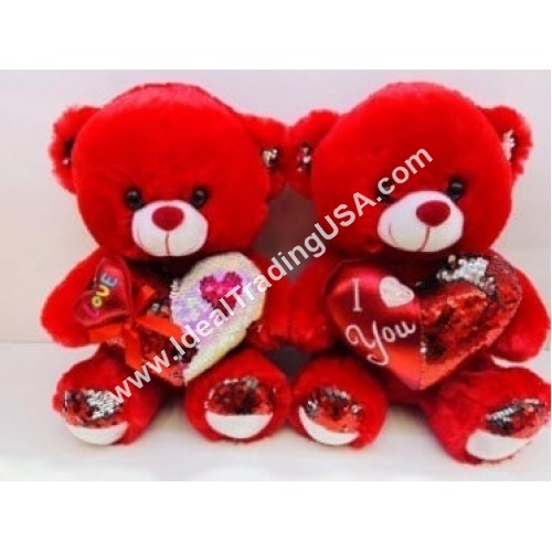 Teddy Bear Red 16" (16pcs/box)
