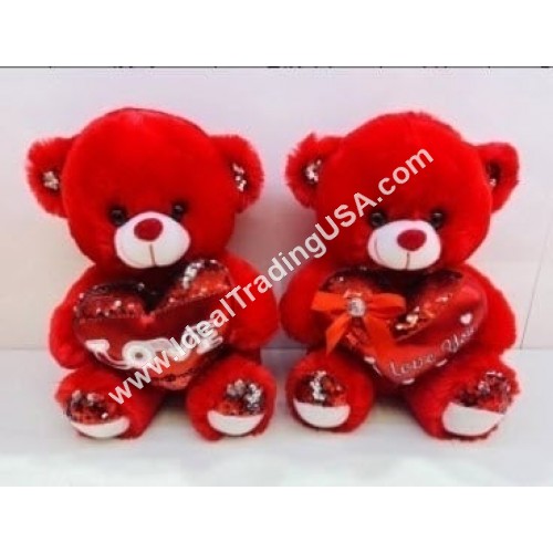 Teddy Bear Red 24" (6pcs/box)