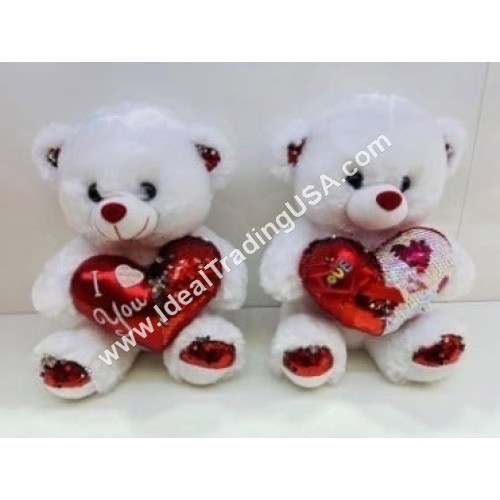 Teddy Bear White 24" (6pcs/box)