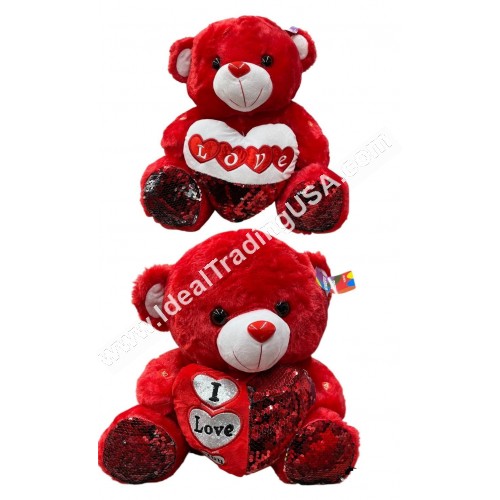 Teddy Bear Red 20" (9pcs/box)