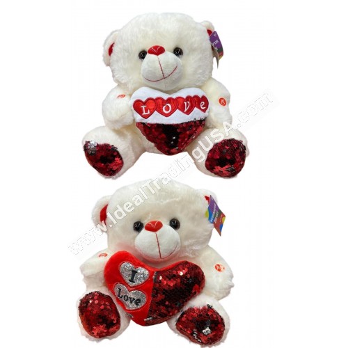 Teddy Bear White 24" (6pcs/box)