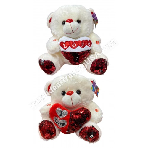 Teddy Bear White 12" (36pcs/box)