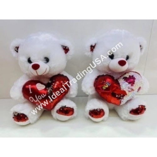Teddy Bear White 12" (36pcs/box)