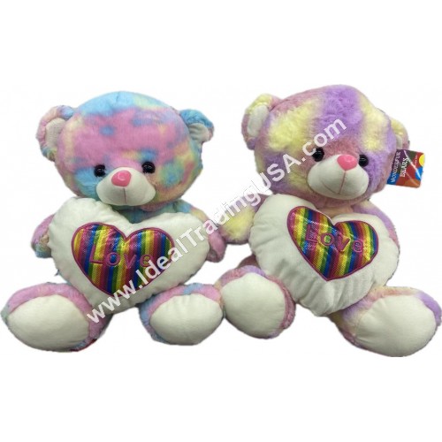 Teddy Bear Rainbow 24" (6pcs/box)
